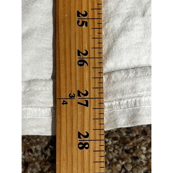 Bubba Gump Men's Vintage Short Sleeve Spiral Words Graphic T-Shirt White Size XL - Picture 6 of 7